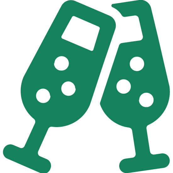 - Skaarup Teltudlejning - champagne cheers - Om os